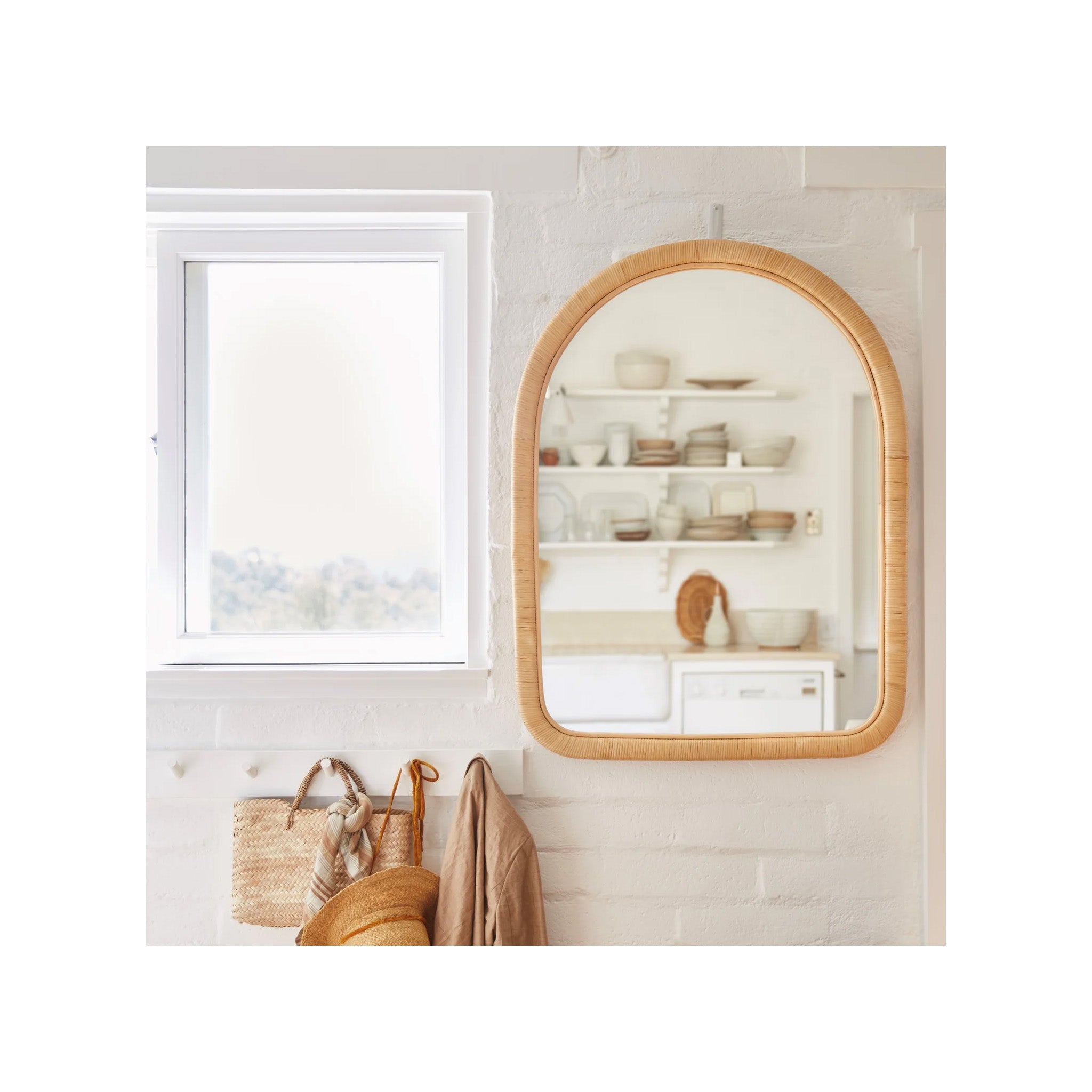 Adella Arch Mantle Mirror