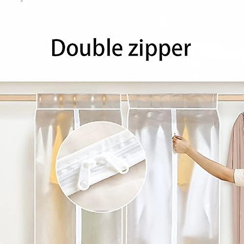 Hanging Garment Bags   Lightweight Translucent Full Zipper Bags (set Of 2) Hanging Dress Bag Washable Cover For Household Storage (24x 20x 44inch)   2