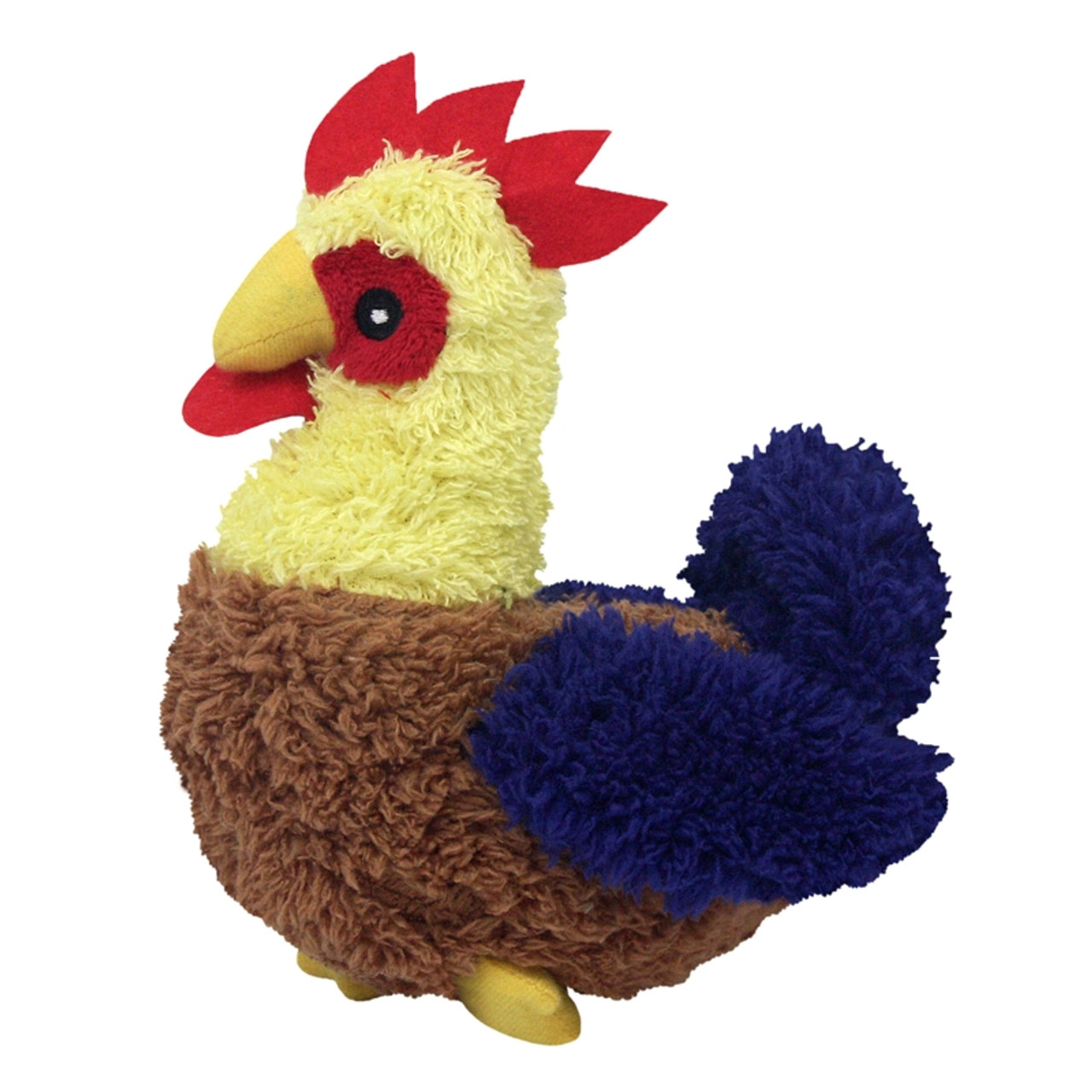 Multipet Look Who's Talking Plush Rooster Dog Toy