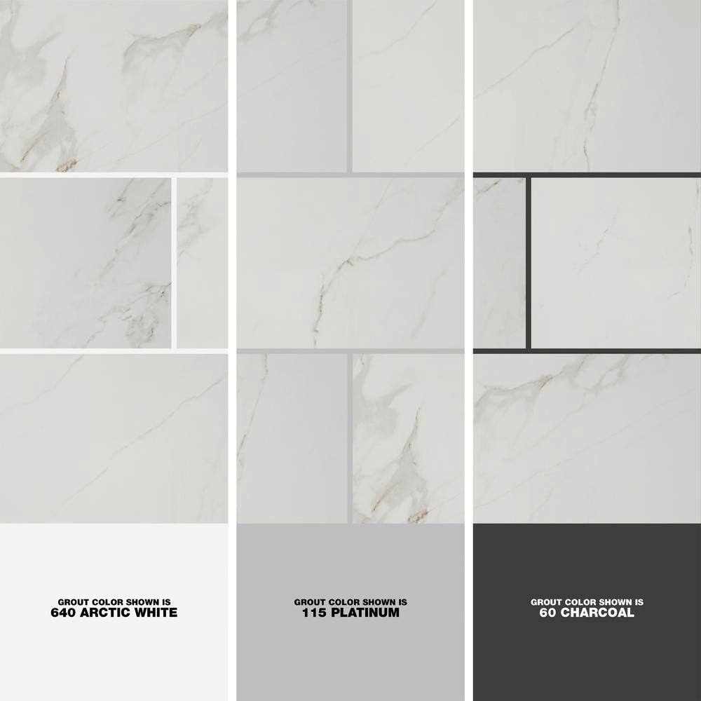 MSI Carrara White 12 in. x 24 in. Matte Porcelain Stone Look Floor and Wall Tile (16 sq. ft.Case) NHDCARWHI1224