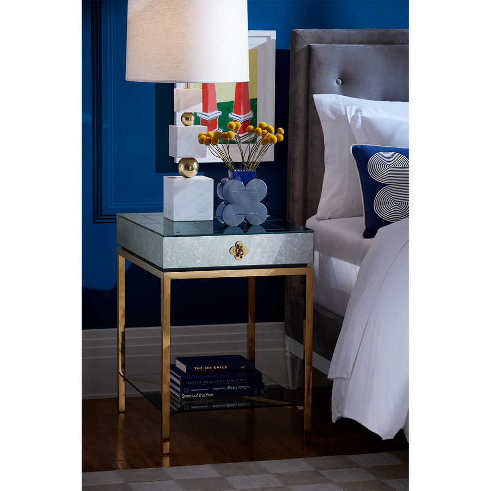 Delphine Tall Side Table   Contemporary   Side Tables And End Tables   by Jonathan Adler  Houzz