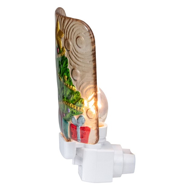 Green And Gold Christmas Tree Night Light