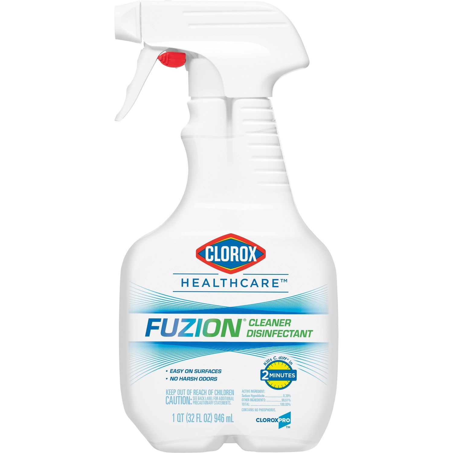 Fuzion Cleaner Disinfectant by The Clorox Company CLO31478CT