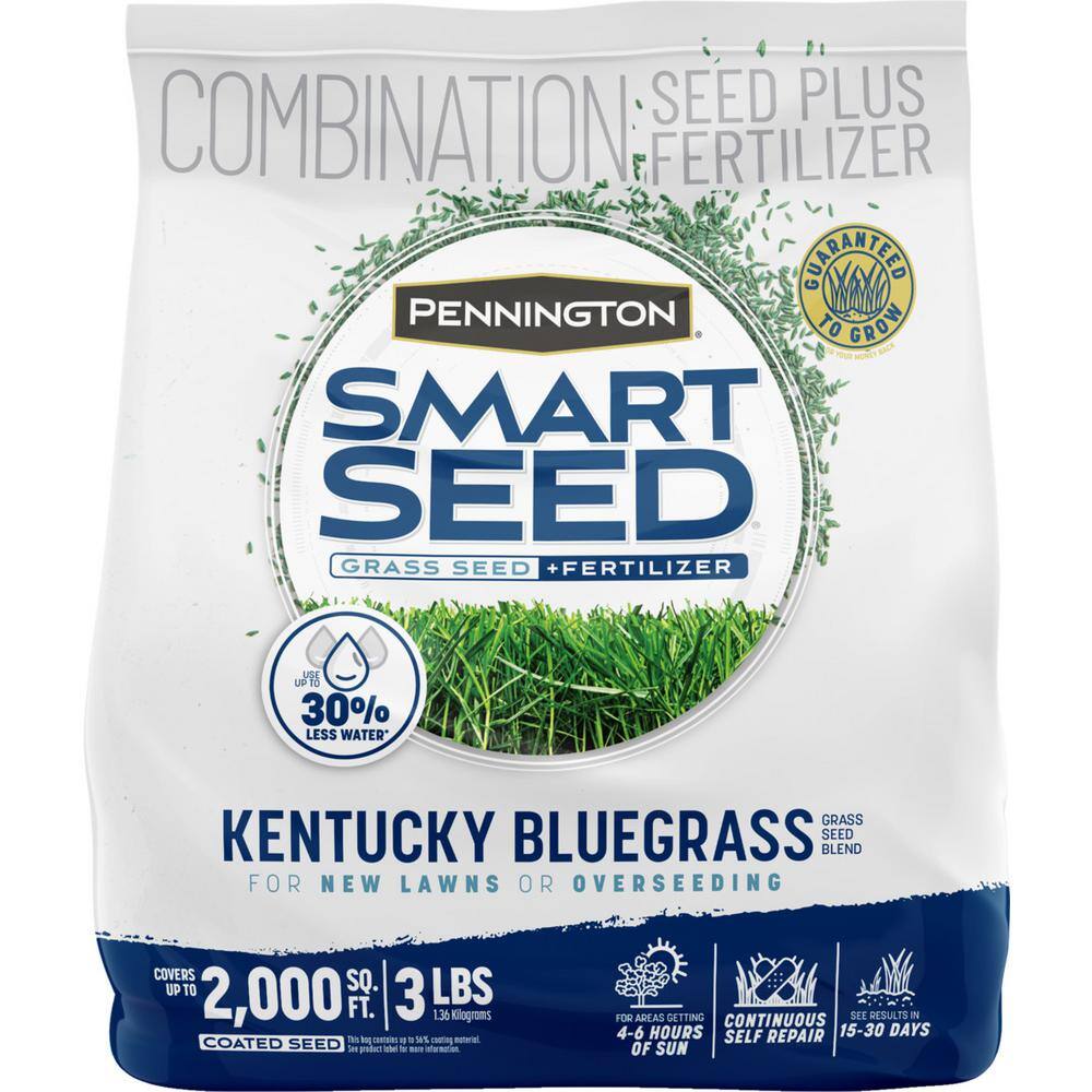 Pennington Smart Seed 3 lbs. Kentucky Bluegrass Grass Seed Blend 100543705