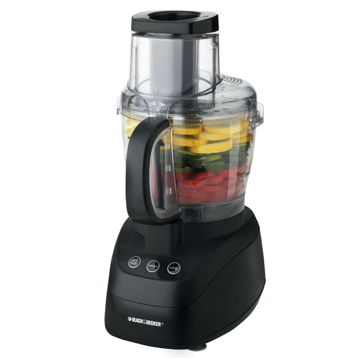 Black+Decker Black 10 cups Food Processor 500 W