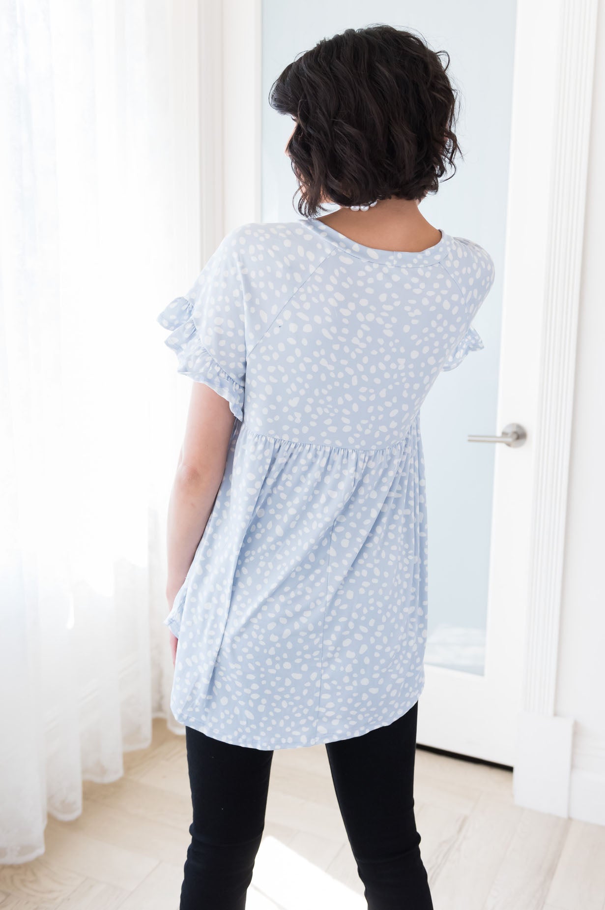 Nearly Perfect Modest Peplum Blouse