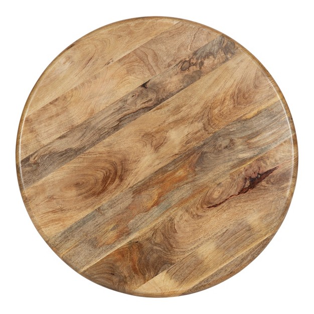 Kate And Laurel Pallson Round Wood Coffee Table