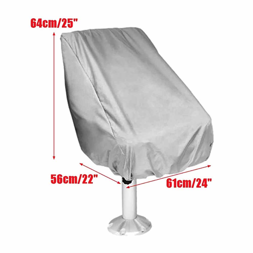 Boat Seat Cover Ultraviolet Resistant Sleeve Protector Pedestal Pontoon Boat Bench Chair Helm Protective Covers