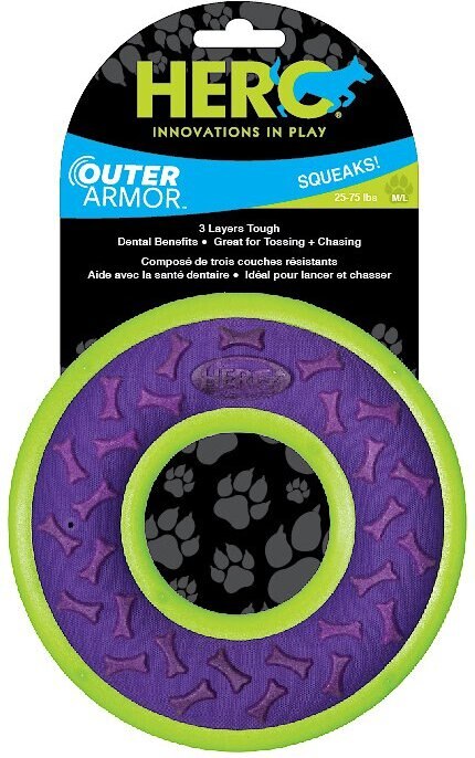 HeroDog Outer Armor Ring Dog Toy