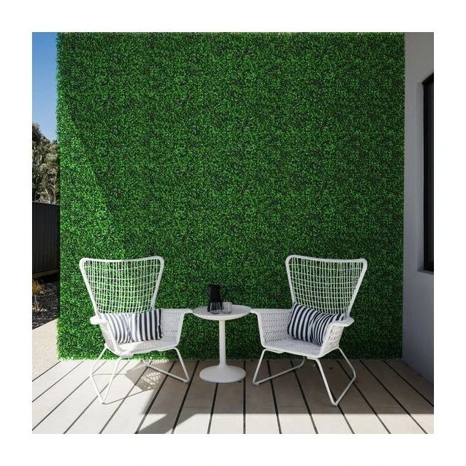 P4 4 Garden Supplies Green Foliage Plant Panel Artificial Boxwood Hedge Grass Wall Design for Wall Decor