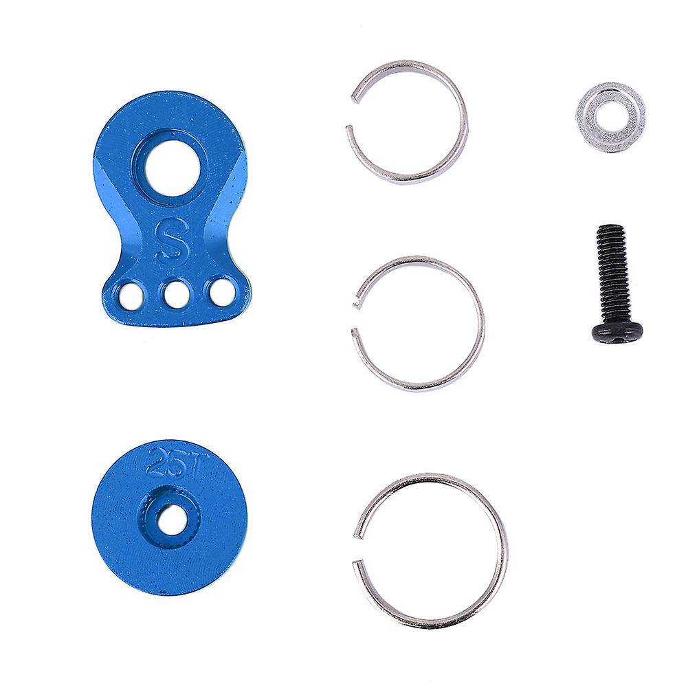 25t Buffer Metal Steel Ring Gear Arm For 1/10 1/8 Rc Vehicle(s Model)(n10220nb Blue)