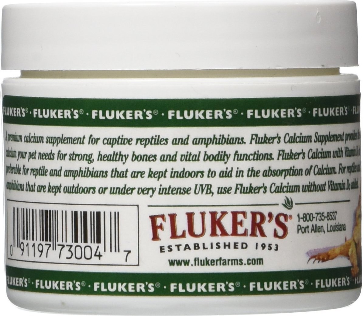 Fluker's Calcium with Vitamin D3 Indoor Reptile Supplement