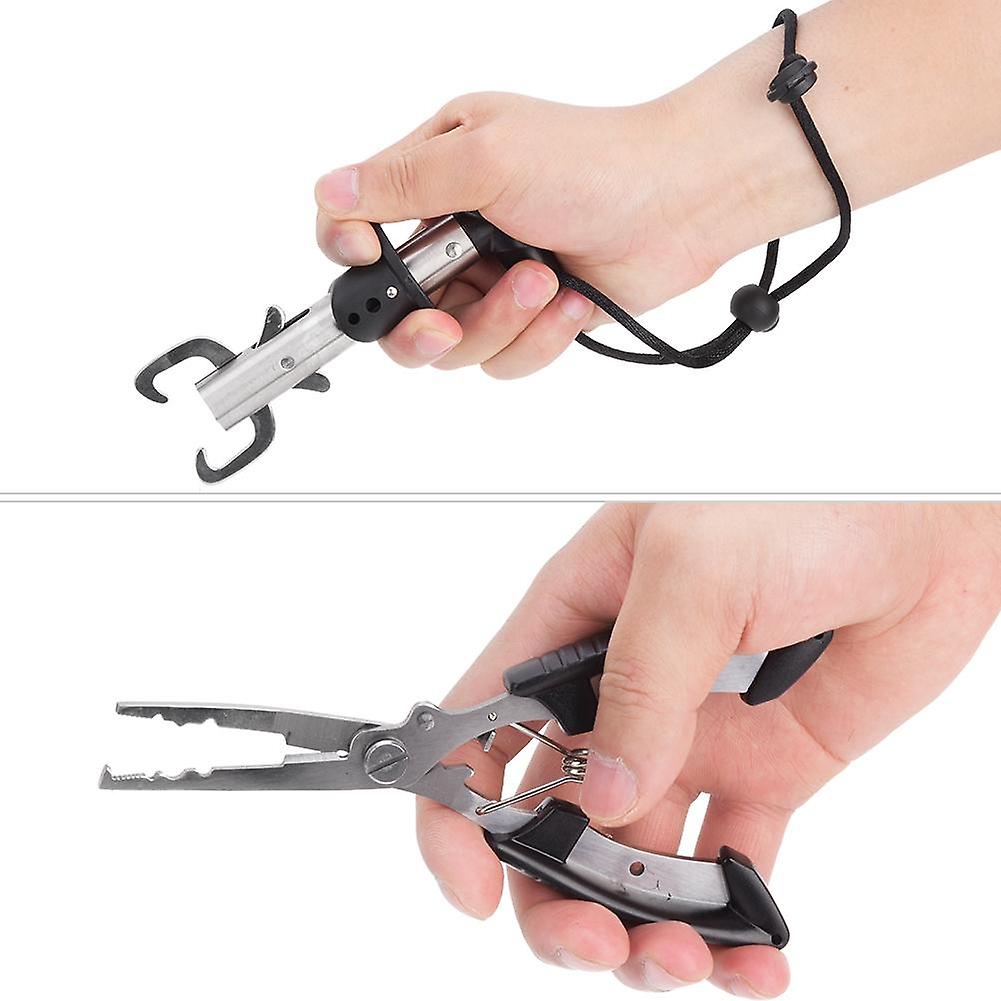 Multifunctional Stainless Steel Fish Using Lure Clamp Fishing Pliers Controller Set Tackle Tools