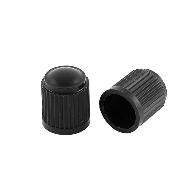 Unique Bargains Plastic Tire Valve Stem Caps Black 13mm X 10mm 100pcs Auto Car Motorcycle Truck