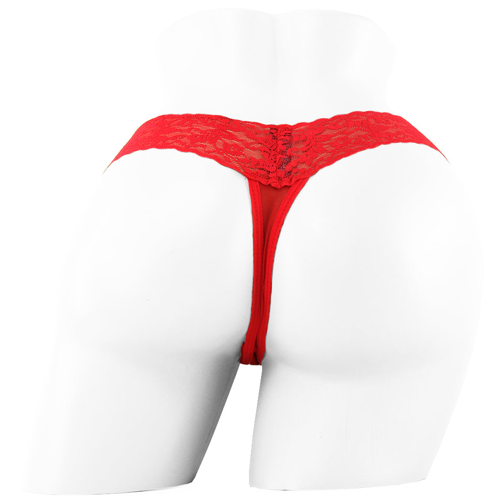 Wireless Remote Vibrating Red Panties in M/L