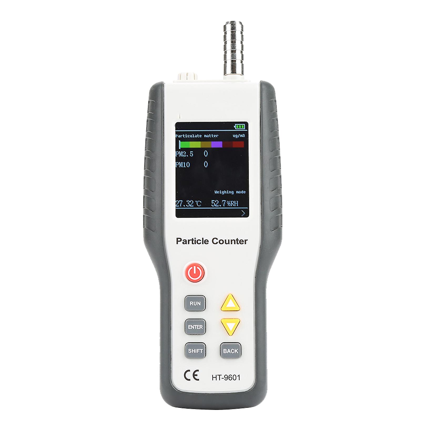 Ht9600 Pm2.5 Pm10 Air Quality Analyzer Humidity Meter Handheld Particle Counter Monitor