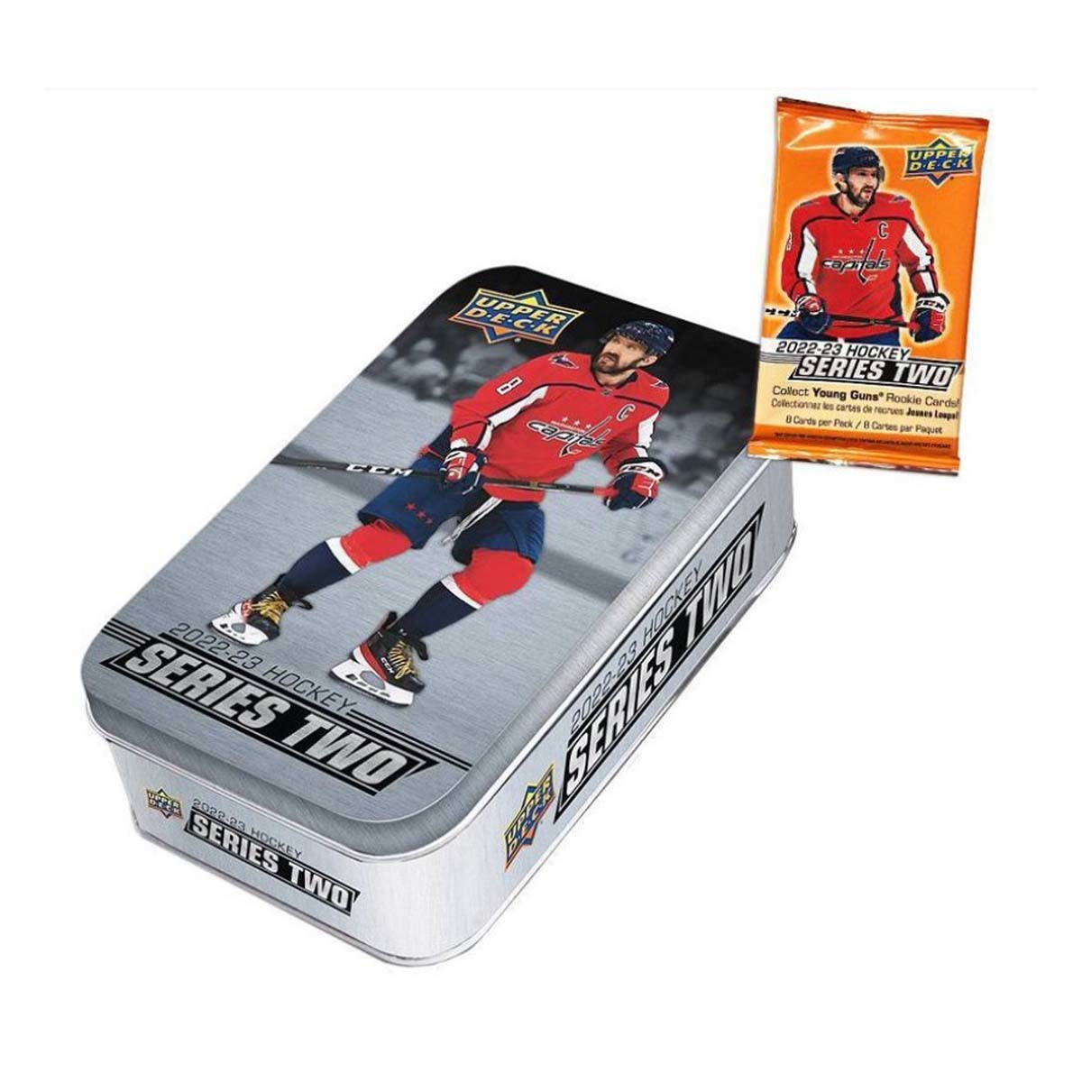 2022-23 Upper Deck NHL Series 2 Hockey Trading Card Tin