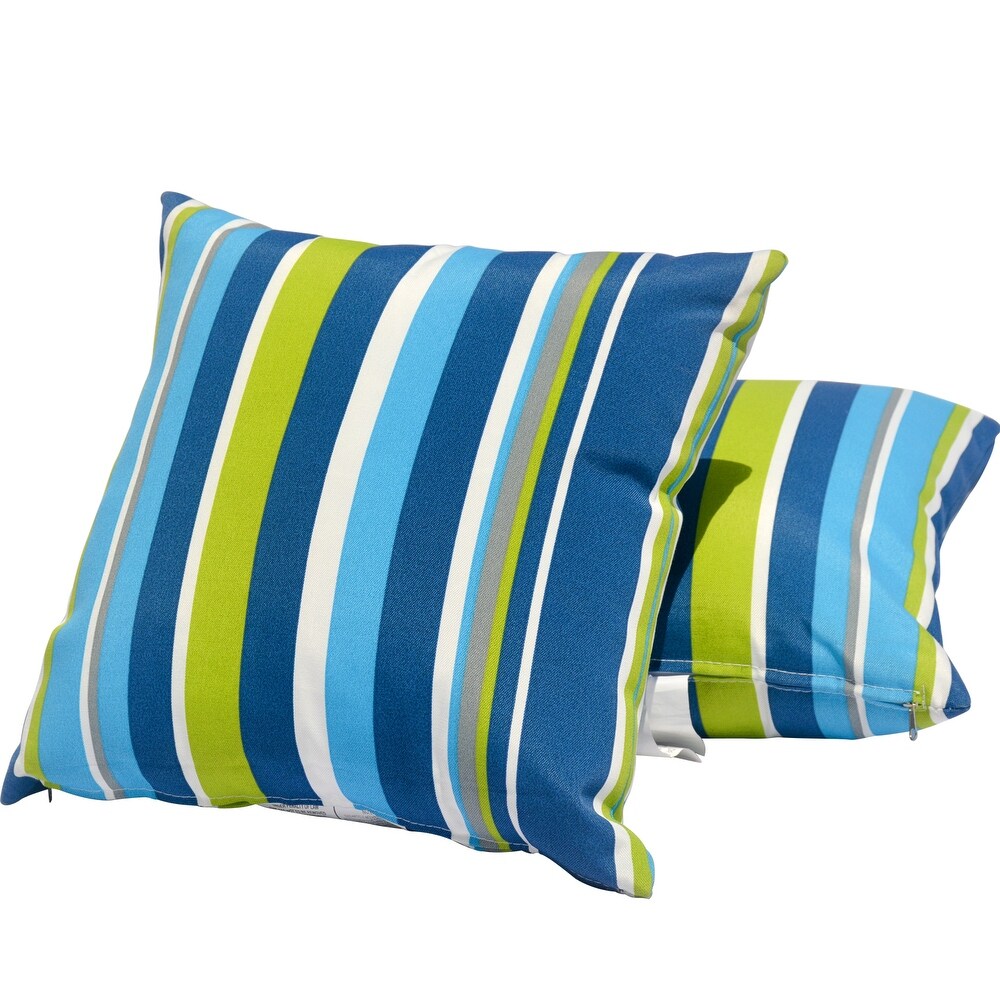 OVIOS Outdoor 17 inch Polyester Home Throw Pillows (Set of 2)