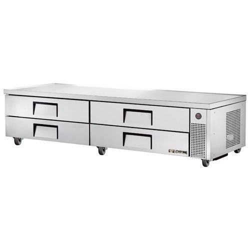 True TRCB-96-HC Refrigerated Chef Base - Four Drawer - 95-1/2