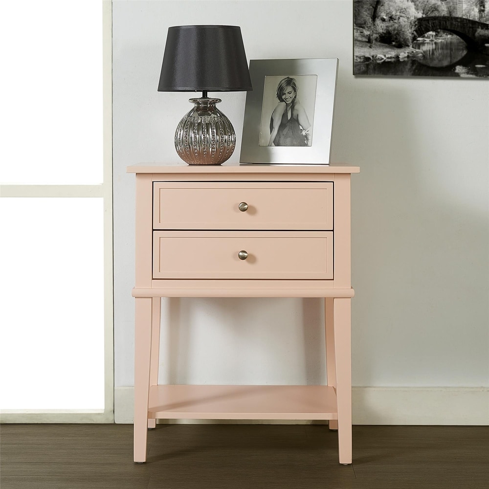 Copper Grove Kurdica 2 drawer Accent Table