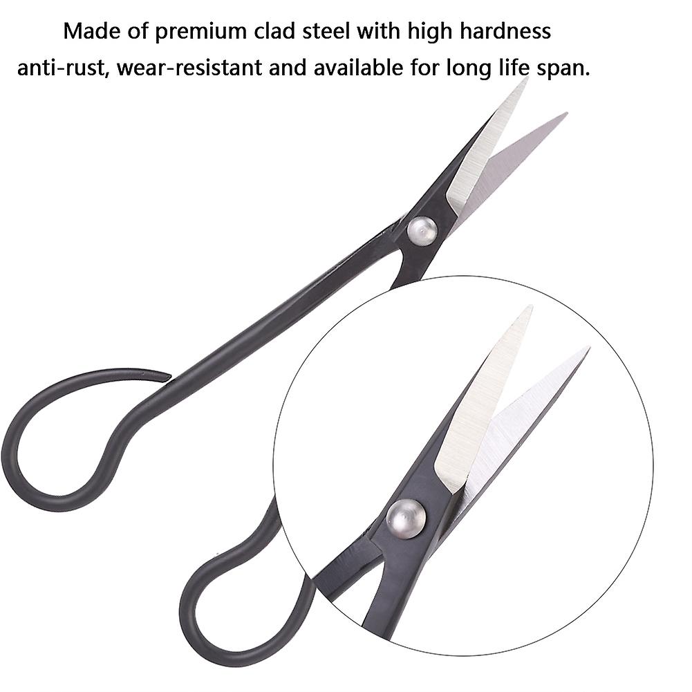 Clad Steel Bonsai Scissors Bonsai Shear Long Handle Scissors 185mm