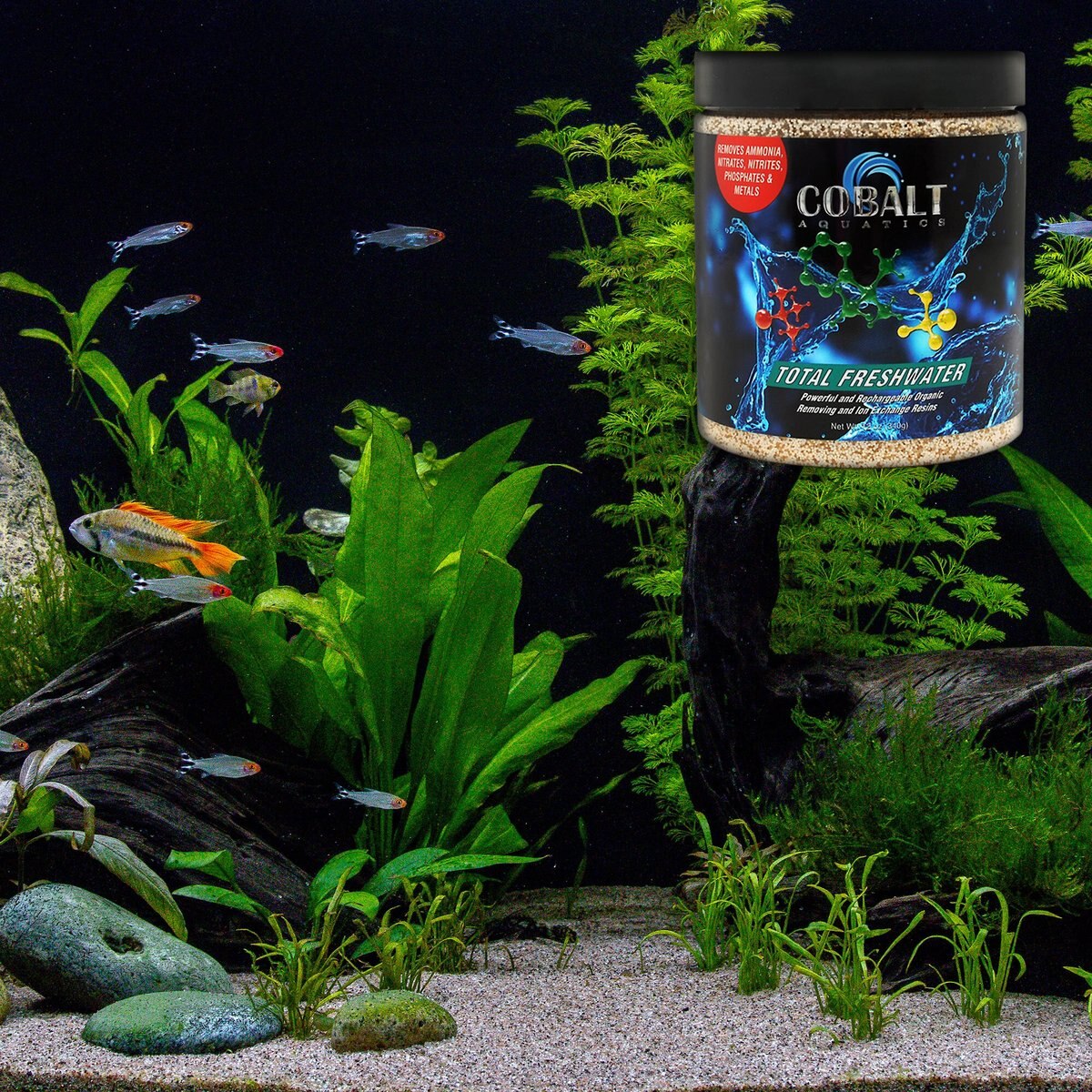 Cobalt Aquatics Total Freshwater Aquarium Organic Removing and Ion Exchange Resins