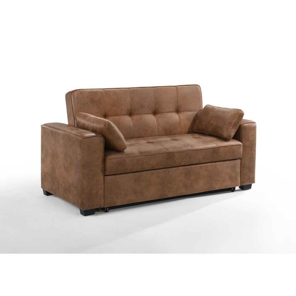 Brooklyn Sofa Sleeper   Cognac