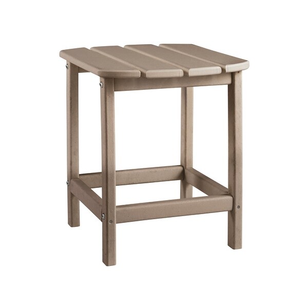 Signature Design by Ashley Sundown Treasure Outdoor Rectangular Poly All Weather End Table