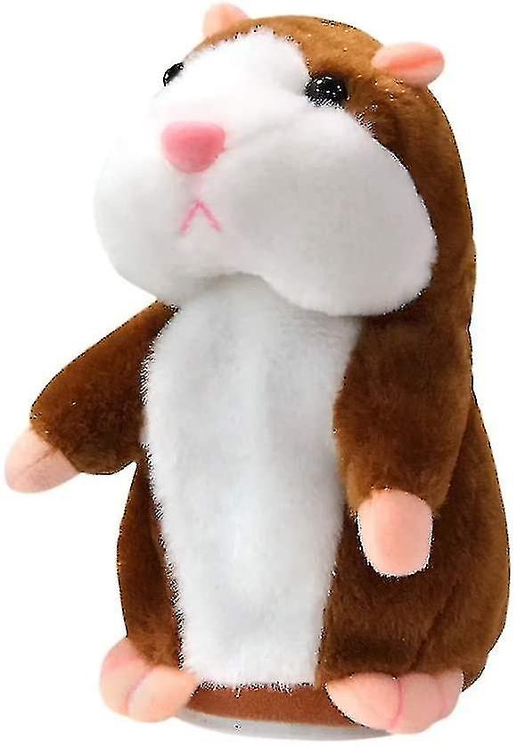 Talking Hamster Plush Toy Repeat What You Say Funny Kids Stuffed Interactive Toy