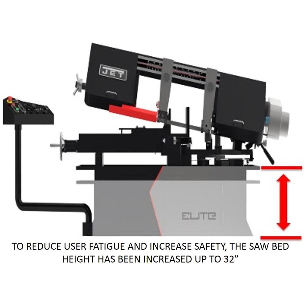 JET 8 x 13 Variable Speed Bandsaw 891015 from JET