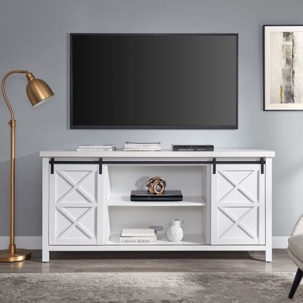 Elmwood Rectangular TV Stand for TV's up to 75