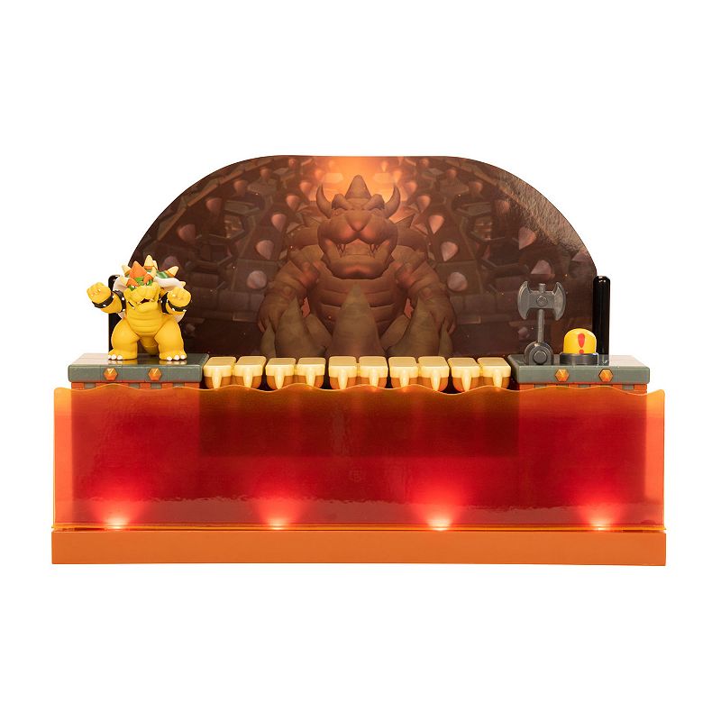  Super Mario Deluxe Bowser Battle Playset