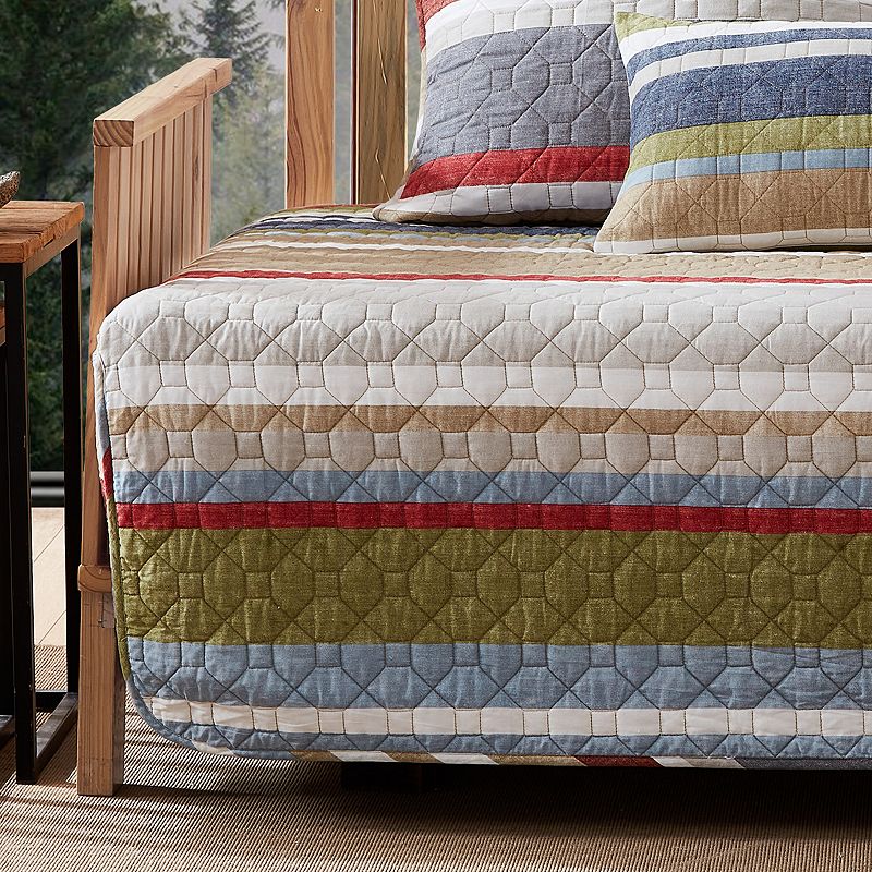 Eddie Bauer Salmon Ladder Daybed Quilt Set with Shams