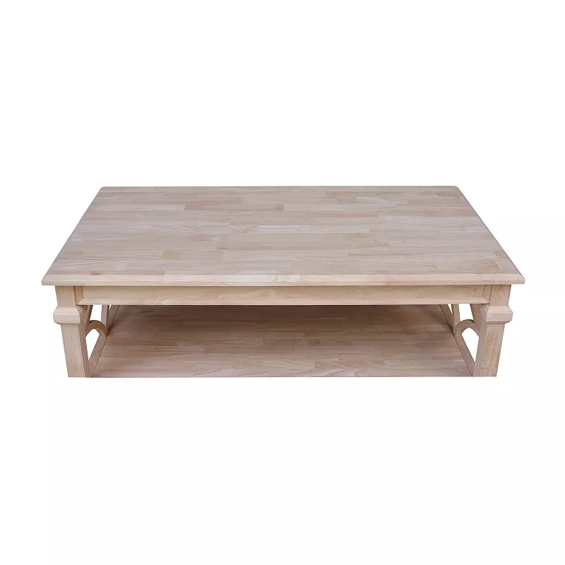 International Concepts Josephine Solid Wood Coffee Table