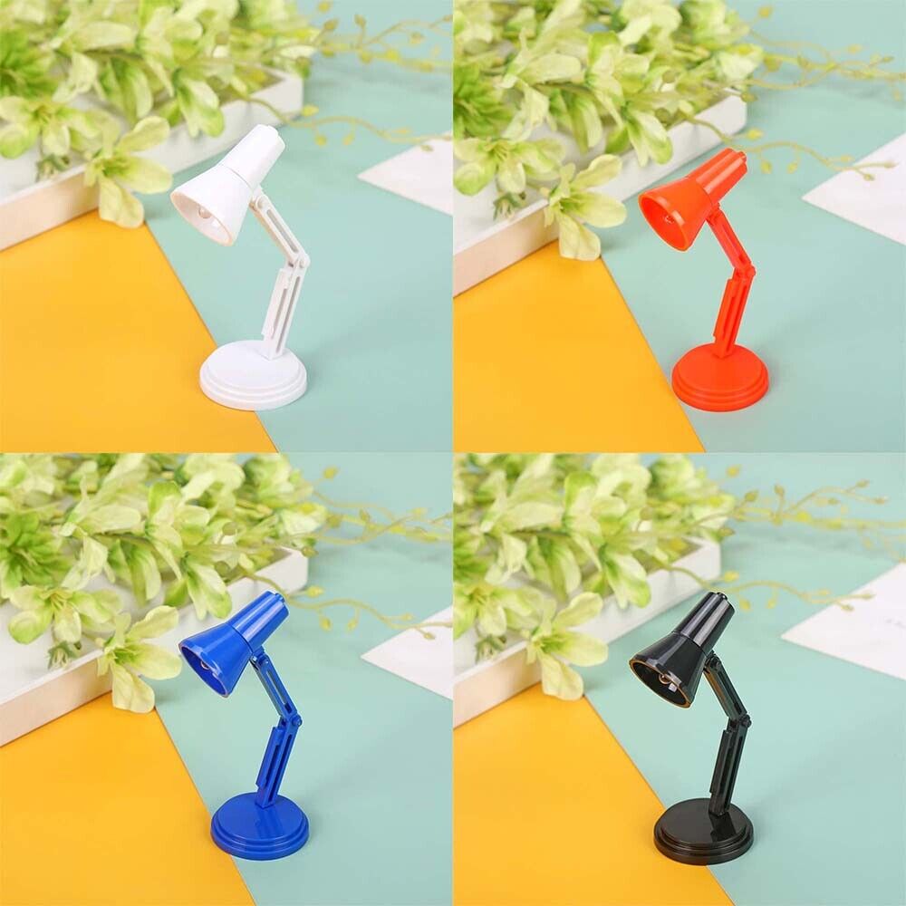 LED Desk table Lamp Light Furniture Dollhouse Miniature Toys Accessory 1/6 Scale