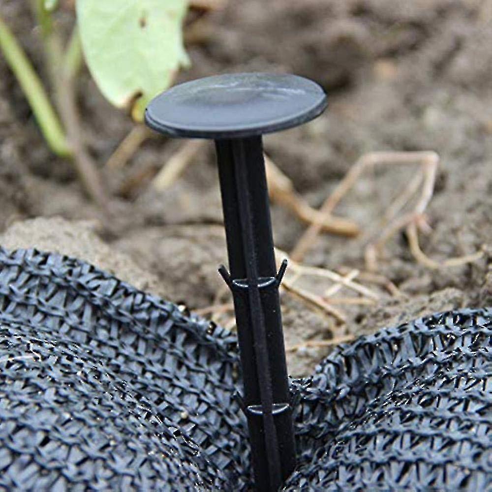 50 Pcs 11cm Black Garden Securing Pegs Landscape Fabric Peg For Securing Weed Fabric Ground Sheet Co