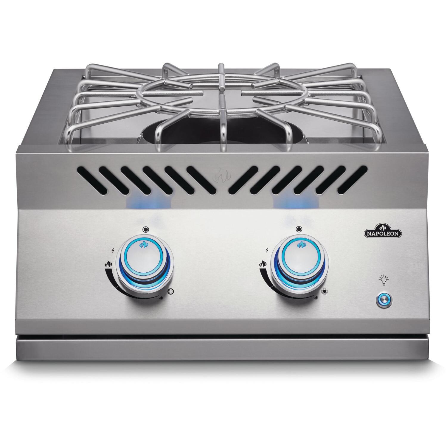 Napoleon Built-In 700 Series Natural Gas Power Burner with Stainless Steel Cover