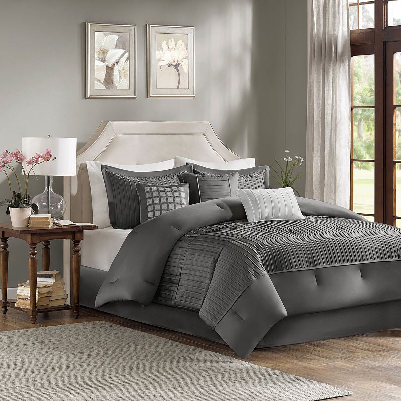 Madison Park Channing 7-pc. Comforter Set with Throw Pillows