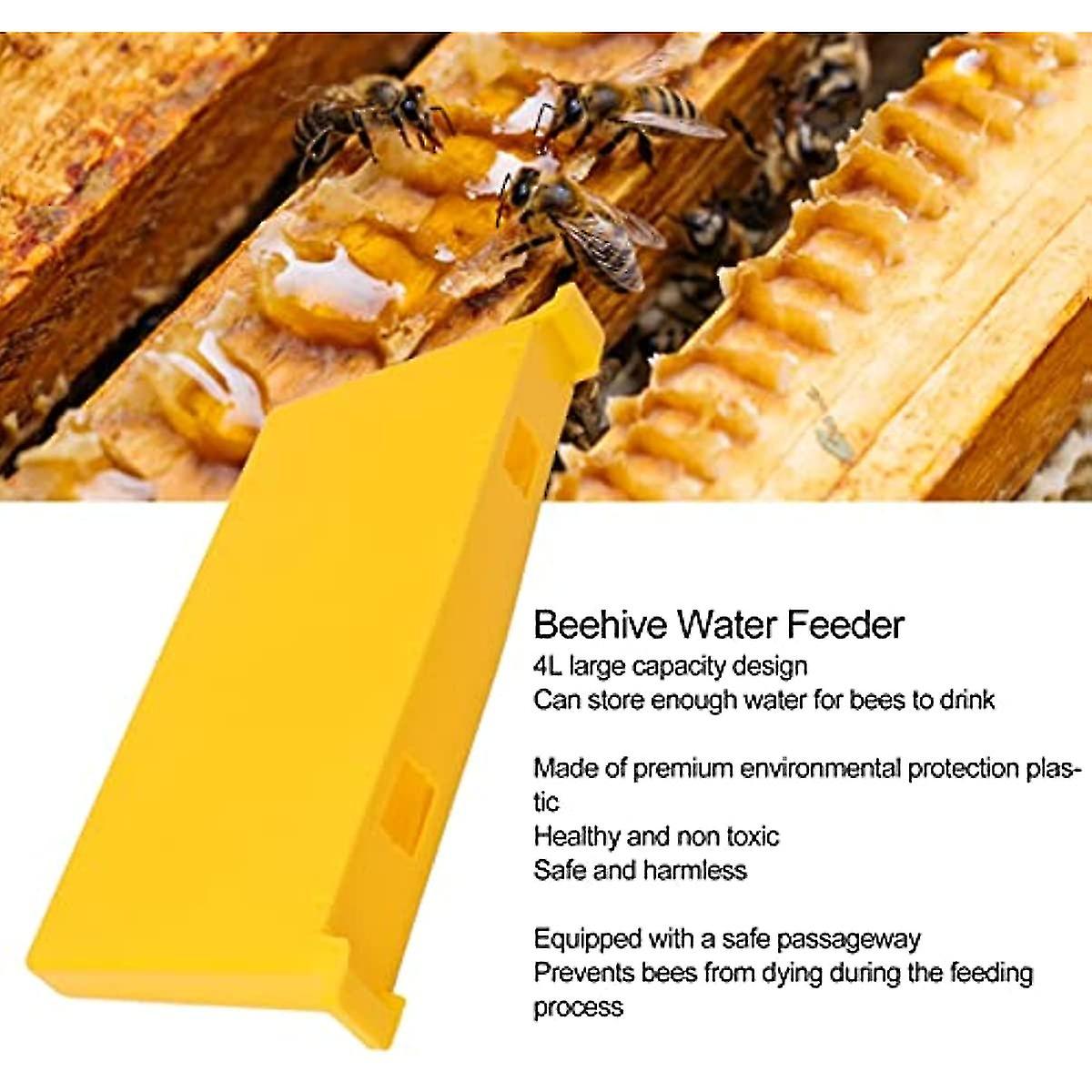 Frame Feeder Beehive Frame Syrup Bee Feeder 4l Plastic Inside Beehive Water Feeder Bee Drinking Device Beekeeping Tools For The Bee Beekeeping