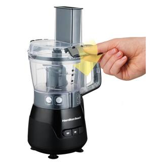 Hamilton Beach 4-Cup 5-Speed Black Stack  Snap Compact Food Processor 70510