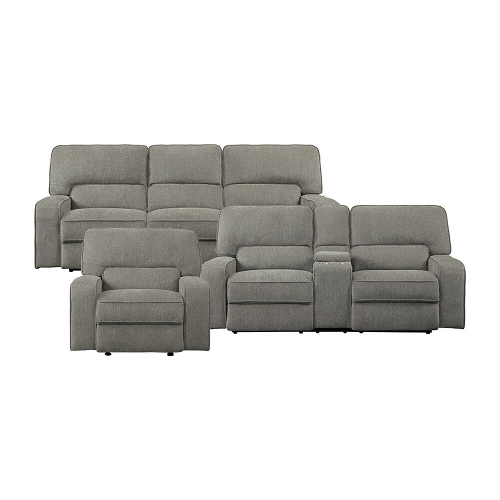 Eymard 3 Piece Reclining Living Room Set