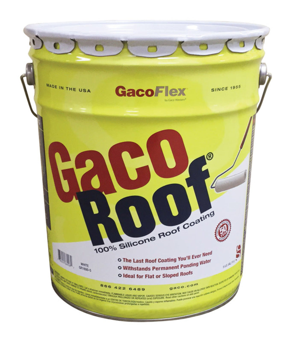 GACO ROOF COAT WHT 5G