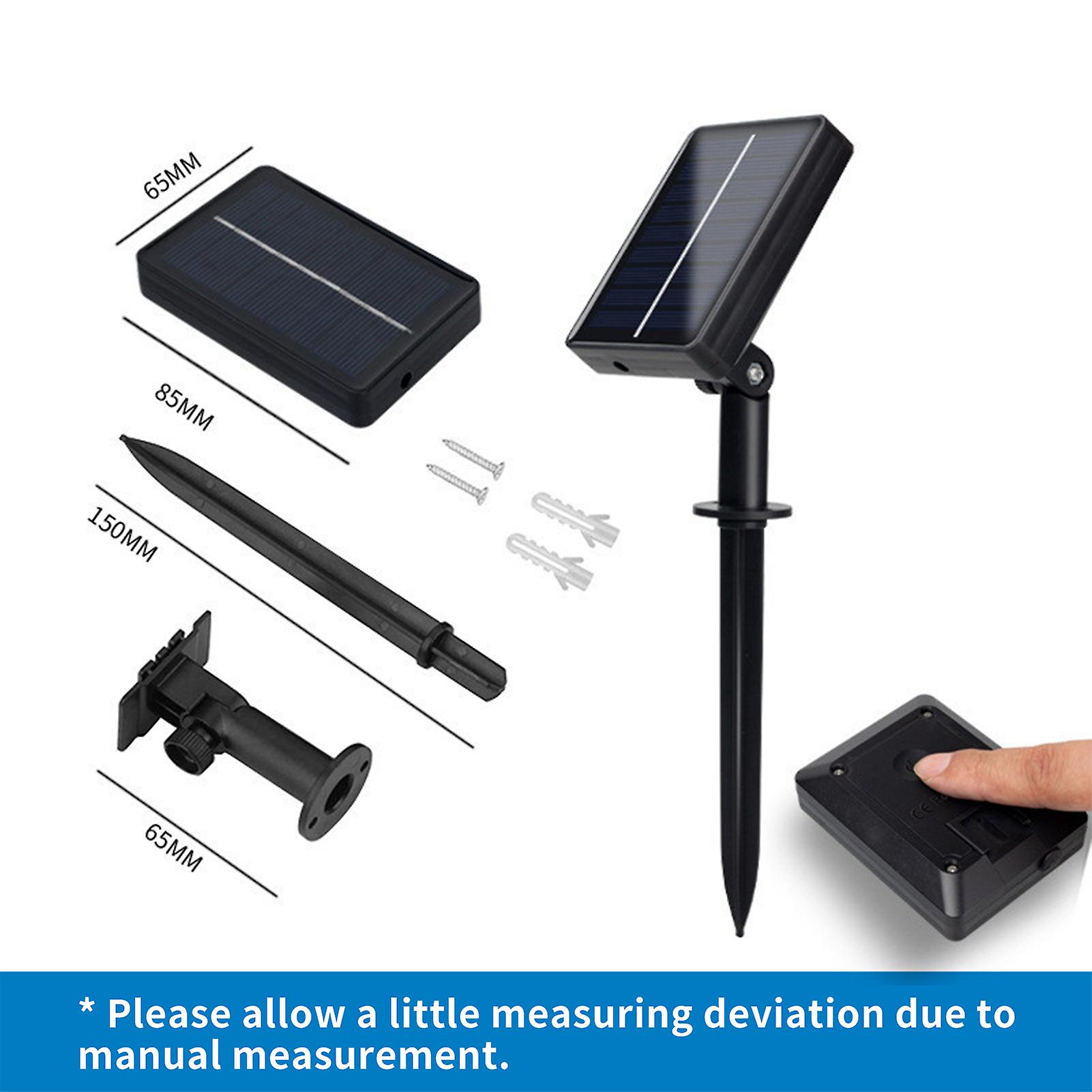 Leds Solar Rope Lights Outdoor 8 Modes Waterproof Tube Lamp With Touching Switch For Garden Yard Fence Walkway Festival Party White 30m