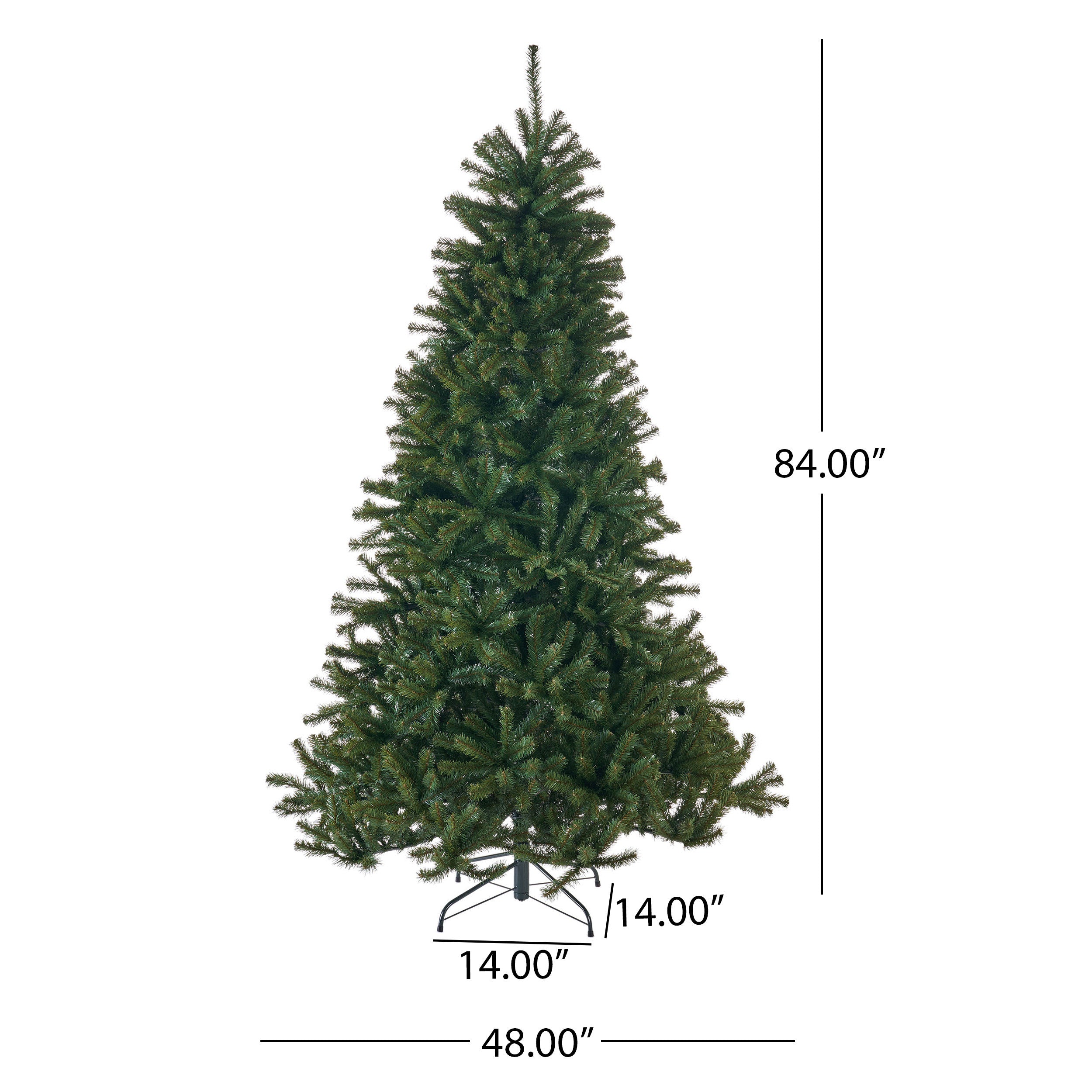 7-foot Noble Fir Hinged Artificial Christmas Tree