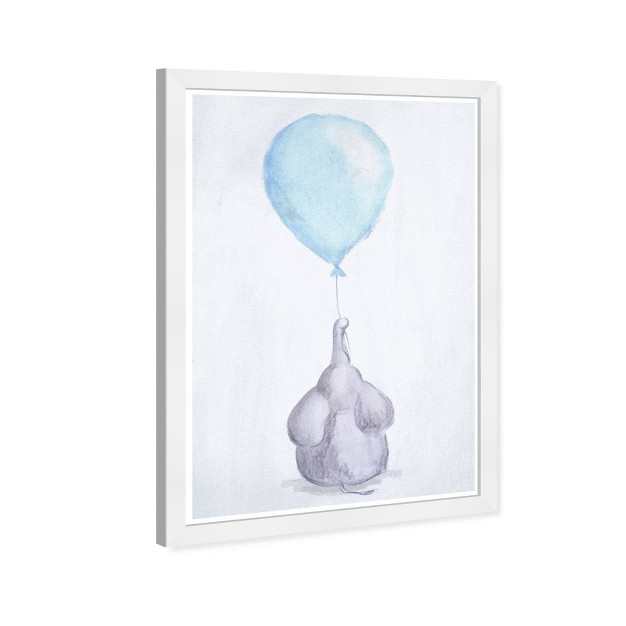 X 21 quot My Blue Balloon Animals Framed Art Print Wynwood Studio