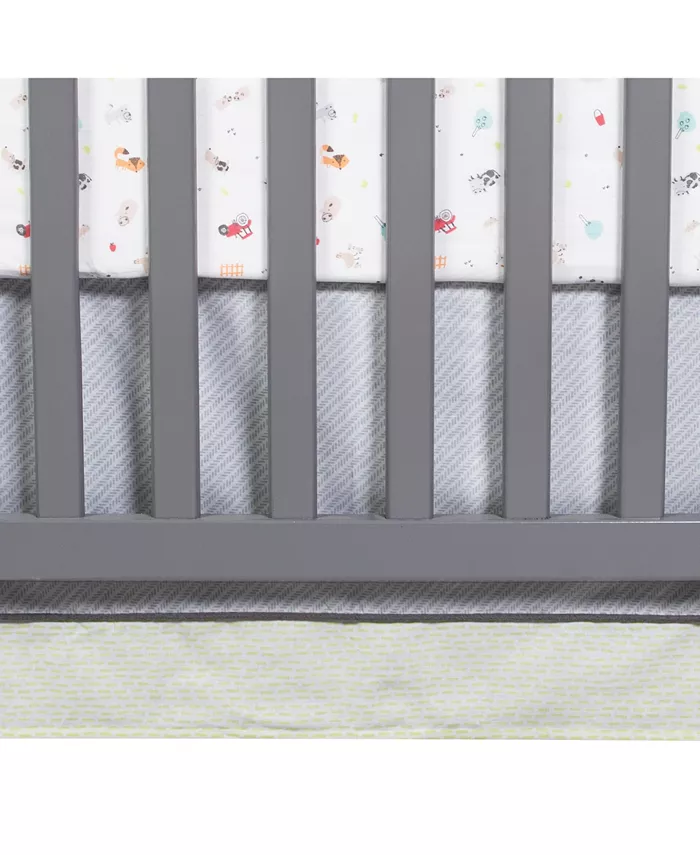 Trend Lab Farm Stack 4 Piece Crib Bedding Set