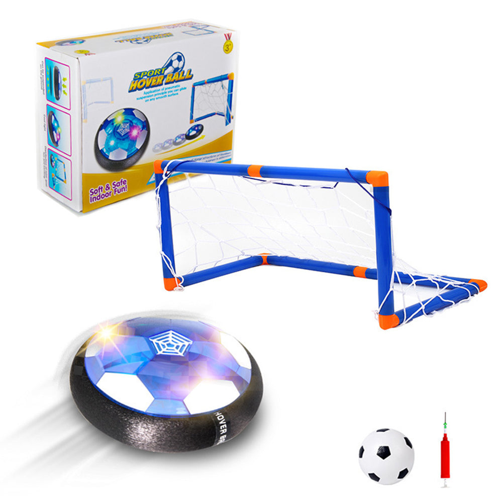 Kids Toys Hover Soccer Ball Set Rechargeable with LED Light Goal for Indoor Playing