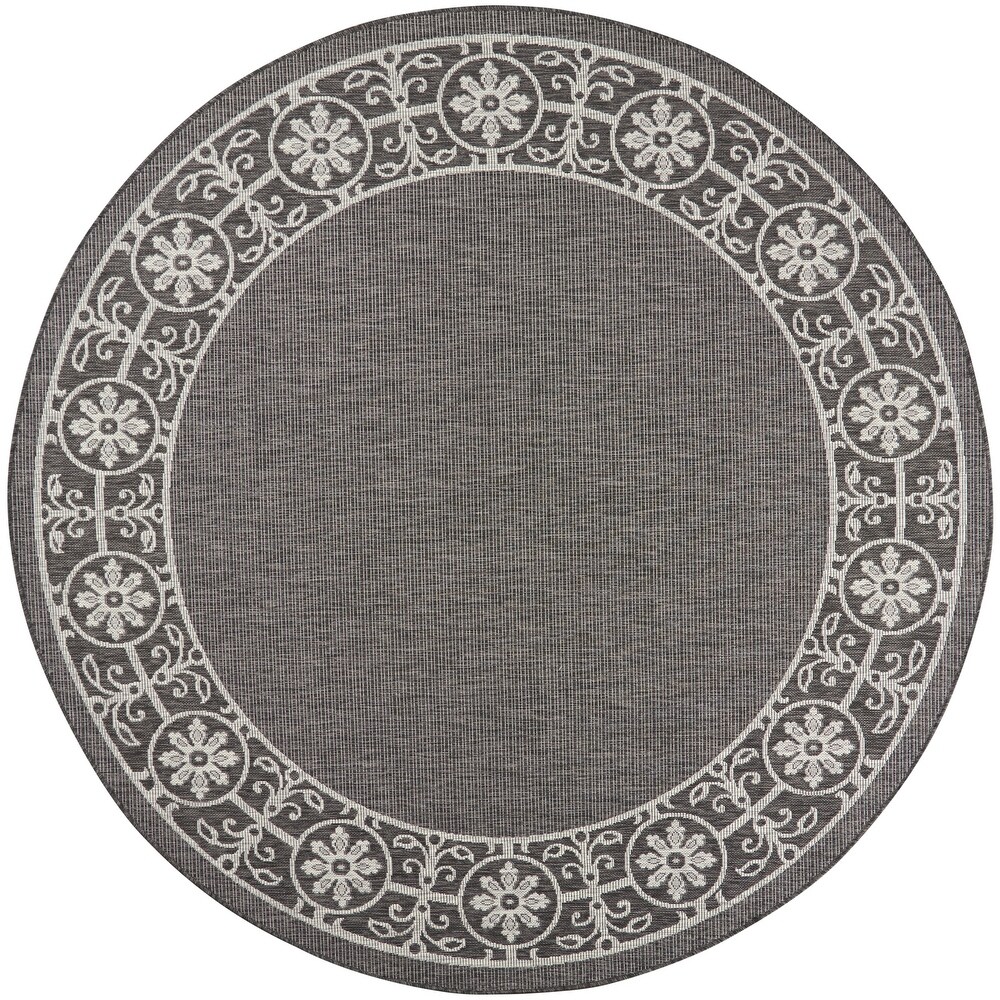 Nourison Garden Party Bordered Indoor/Outdoor Area Rug