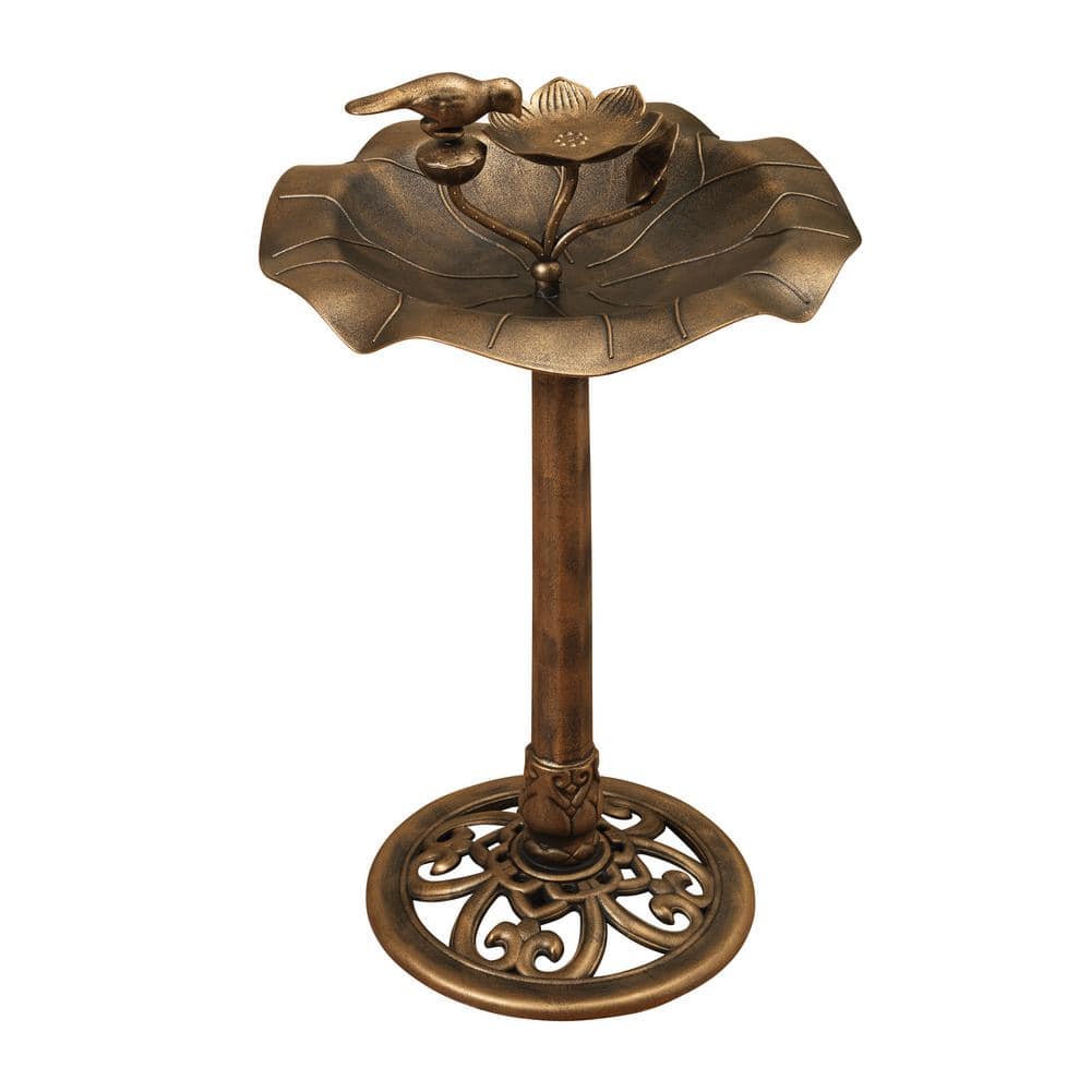 32 in. Resin Birdbath with Bronze Finish 2200240EC