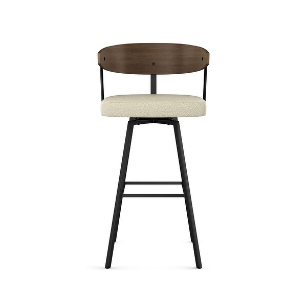 Amisco Quinton Swivel Counter and Bar Stool